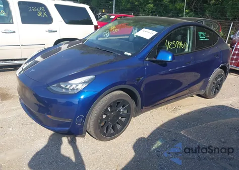 2021 Tesla Model Y Long Range Dual Motor All-Wheel Drive из США, поврежденный, VIN 5YJYGDEE9MF061560